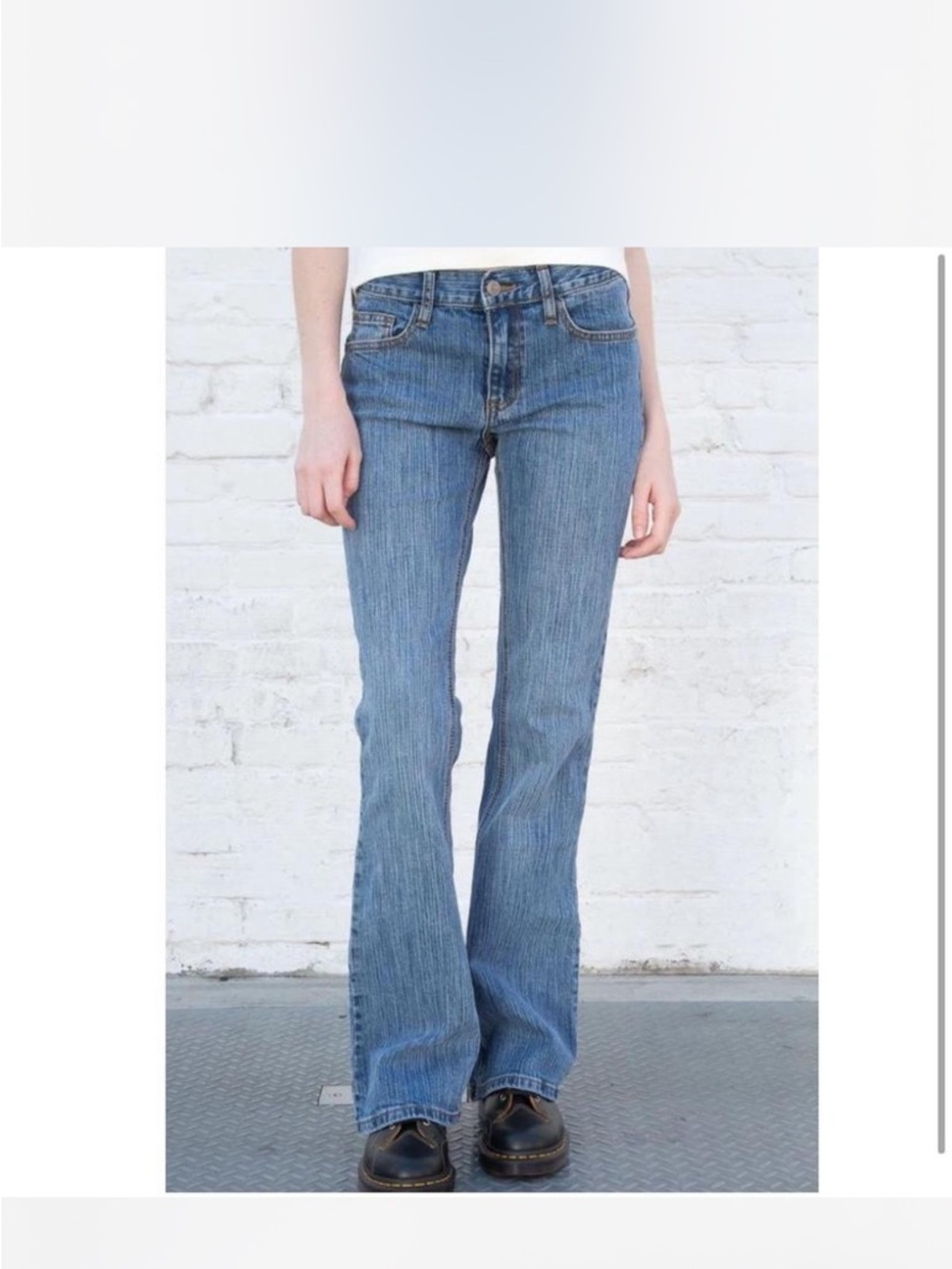 Brandy Melville Vintage Blue Flare Jeans